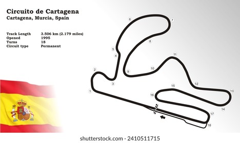 murcia-spain-09012024-worlds-tracks-260nw-2410511715